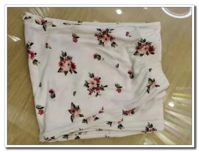 Summer Thin Outer Wear Loose Floral Maternity Pants Belly Support Mop Pants