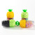 Japan and South Korea Cute Small Pineapple Bottle Rubber Band Strong Pull Continuous Hair Rope Disposable Rubber Band Small Fresh Fruit Hair Ring Headdress