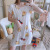 Foreign Trade Internet Popular Summer Korean Style Milk Silk Nightdress Sweet Cartoon Short Sleeve One-Piece Girl Ins Pajamas Home Wear