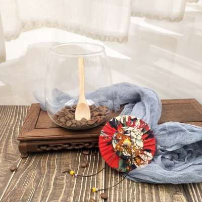 Multi-Model Retro Exquisite Cloth Cover Cover Cannon Gaopeng Silicon Glass Storage Jar Glass Storage Jar