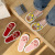 Spot Summer Sesame Street Joint Slippers Women's Interior Home Slippers Non-Slip Korean Style Fashion Slippers Outdoor Slippers Women