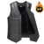 Autumn and Winter Middle-Aged and Elderly Men's Fleece-Lined Multi-Bag Leather Waistcoat Loose Large Size Cotton Vest Warm Waistcoat Top Wholesale