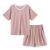 Summer Couple Pajamas Short-Sleeved Shorts Suit Thin Men and Women Loose Cotton Homewear Couple Homewear