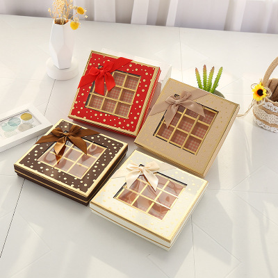 25 Grid Chocolate Box Romantic for Birthdays and Valentine's Days Gift Chocolate Packing Boxes Gift Box