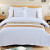 Hotel Bed & Breakfast Room Cloth Product Washed Cotton Bedding Cloth Product Four-Piece Set Hotel Bed Sheet