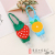 Cute Fruit Instant Hand Sanitizer Bottle Sterilization Disinfection Portable Portable Small Bottle Can Carry Antibacterial Hanging Cover Fire Extinguisher Bottles