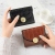 Small Wallet Women's Short Crocodile Pattern round Buckle Ins Korean Style New Short Mini Buckle Tri-Fold Coin Purse Card Holder
