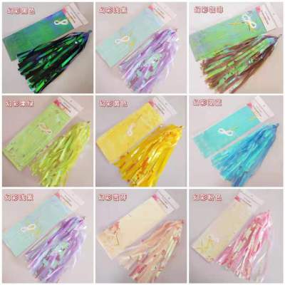 Factory Direct Supply Tinsel Curtain Colorful Tassel Decorative Background Wall Birthday Party Custom Colorful Tassel