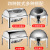 Buffet Maintaining Furnace Commercial Buffet Stove Stainless Steel Buffet Stove Display Rack Electric Heating Tableware Buffet Stove