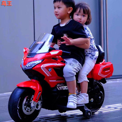 Children's Electric Motor Baby Boy and Girl Tricycle Double Drive Children's Toy Car Can Be Charged by People