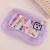 Korean Simple Cute Ins Plush Cosmetic Bag Cloud Smiley Bear Wash Makeup Storage Bag Pencil Case