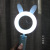 Wholesale Creative Cartoon Rabbit Third Gear Dimmable Table Lamp Mini USB Rechargeable Desk Lamp Led Children Small Night LampWholesale