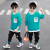 Children's Clothing Boys' Suit Autumn 2021 New Children's Children 2 Sports Fashion Casual Long Sleeve Sweater Two-Piece Set 5