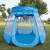 Children's Hexagonal Polyester Fabrics Tent with Lid Game House Indoor and Outdoor Baby Ball Pool Castle Wholesale