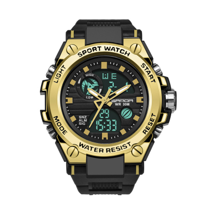 Sanda739 Multi-Functional Waterproof Electronic Sport Watch E-Commerce Hot-Selling Watch One Piece Dropshipping Sport Watch