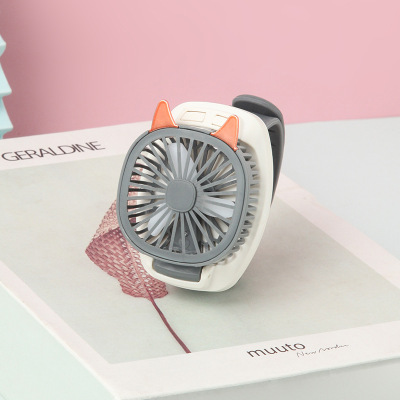 2021 New Fan Watch Mini Fan Charging USB Summer Small Creative Student Gift 61 CoolWholesale