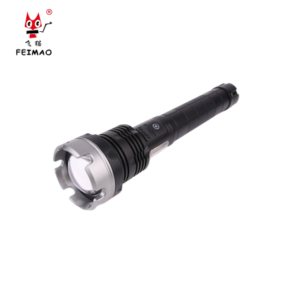 Cross-Border Xhp70 90 + Cob Power Torch Input and Output Telescopic Zoom Power Display Remote Flashlight