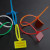 Sign Strap 4 * 150mm Color Cable Tie Self-Locking Nylon Ribbon Label Wire Signboard Fixed Buckle