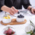 Japanese-Style Grid with Lid Ceramic Dried Fruit Tray Snack Dish Kitchen Living Room Home Seasoning Plate Candy Nuts Dim Sum Plate