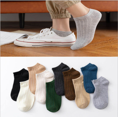 Socks Men's Sports Korean Style Socks College Style Low Top Women's Boat Socks Men's Socks Wholesale