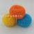 10 PCs Set Combination 7# Kitchen Cleaning Sponge Brush Handle Steel Wire Ball Color Cleaning Ball Scouring Sponge