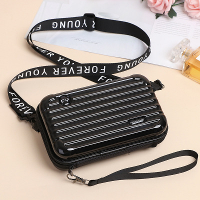 Women's Bag New 2021 Crossbody Shoulder Bag Internet Celebrity Travel Bag Mobile Phone Bag Korean Style Wallet ABS Cosmetic Bag