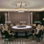 Hotel Box Modern Light Luxury Bentley Chair Hotel Solid Wood Electric Dining Table and Chair Restaurant Solid Wood Chair