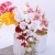 Double-Headed Laminated Moisturizing Phalaenopsis 3D Printing Artificial Flower European Flower Home Decorative Fake Flower Artificial Plant