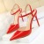 86-1 European and American Style Simple Stiletto Heel Shallow Mouth Pointed Patent Leather Sexy Nightclub Slim-Fit Strap Women's Sandals