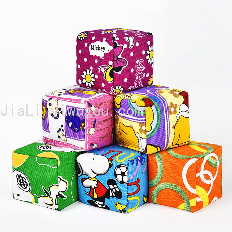 儿童沙包 手工缝制 加厚帆布 沙子填充 体能训练使用