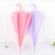 Color Transparent Umbrella Environmental Protection Umbrella Wholesale Automatic Long Handle Gift Umbrella Advertising Umbrella Ten Yuan Store Supply