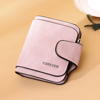 Factory Wholesale New Ladies' Purse Short 2021 Fashion Trend Women's Handbag Tri Fold Card Holder Coin Purse