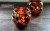 European-Style Orange Gold Square Handmade Mosaic Glass Candlestick Bar Romantic Confession Candlelight Dinner Decoration