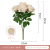 Artificial Flower Simulation Bouquet Factory Wholesale Ins Style Bridal Bouquet Artificial Rose Bouquet with leaves