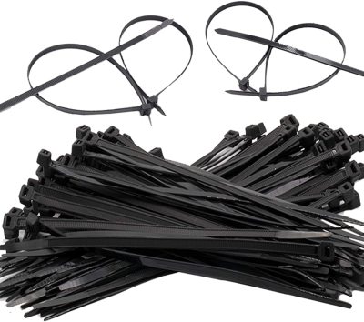 250 Pieces Multiple Purpose Cable Ribbon cm Plastic Ribbon Heavy Black Outdoor Ribbon 5x350mm