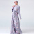 7001 Ins3d Three-Dimensional Flower Embroidery Coat Amazon Muslim Women's Robe