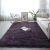 Factory Wholesale Pure Color Washed Silk Wool Carpet Living Room Coffee Table Bedroom Bedside Yoga Mat Can Be Customized