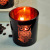 Romantic Golden Owl Black Glass Candlestick DIY Candle Holder Empty Cup Home Decoration Ornaments