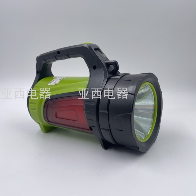 跨境JS-881B 手提灯USB充电 带侧灯警示灯强光应急灯