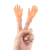 Tiktok Same Style Thumb Girl Cute Happy Palm Finger Doll Finger Stall Toy Left and Right Small Hand Model Cat Petting Play