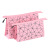 Pu Oblique Grid Cosmetic Bag Net Red Cosmetic Bag Cosmetic Bag Waterproof Multifunctional Travel Large Capacity Wash Makeup Storage Clutch