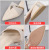 Pointed Toe Sandals for Women 2021 New Summer Women's Chunky Heels Closed-Toe Slippers Women's Outer Wear Korean Style Low Heel Shoes Foreign Trade Supply