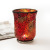 European Style Orange Red Handmade Mosaic Glass Candlestick Modern Home Romantic Candlelight Dinner Ornament Furnishing