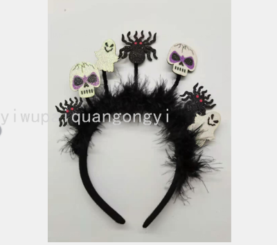 Halloween Headband Wholesale Ghost Festival Party Masquerade Decorations Hair Accessories Barrettes Headband Head Buckle