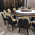 Holiday Inn Electric Dining Table and Chair Five-Star Hotel Box Solid Wood Chair Modern Light Luxury Bentley Chair