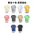 Summer 200G Heavy Cotton Loose Slimming Short-Sleeved T-shirt Men's and Women's Trendy Pure White Crew Neck T-shirt Bottoming Shirt