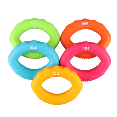 Oval Bump Massage Grip Ring Silicone Spring Grip Rehabilitation Grip Ring Grip Device Fitness Grip Ring Grip Device