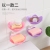 O07-Lotus Soap Box Soap Holder Paste Traceless Soap Box Soap Box Wall Mounted Soap Holder Bathroom Drain Soap Box