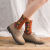 Japanese Ethnic Style Palace Pattern Small Floral Socks Women's Cotton Personality Middle Boots Socks Retro Color Women's Socks