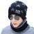 T40 Autumn and Winter Parent-Child Cap Warm Knitted Hat Thickened Pullover Korean Style Five-Pointed Star Velvet Cotton-Padded Cap Woolen Cap
